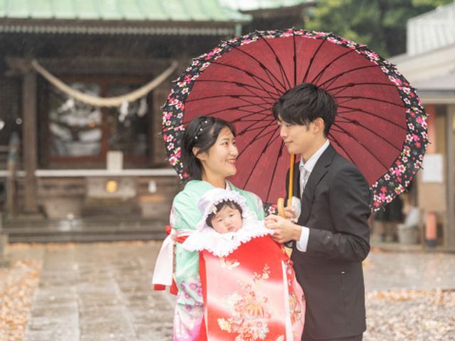 選べる産着、スタイ、帽子レンタル無料！ 着付けもできます！ 日程ご相談ください