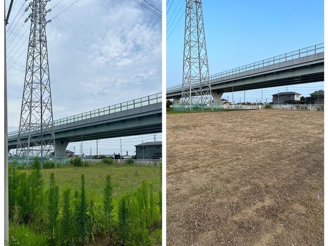 面倒な草刈り、全てお任せ下さい。