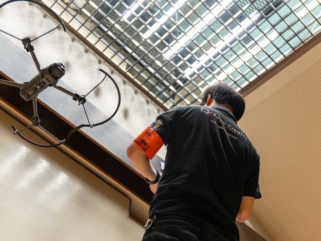 最新機による超高画質空撮！ブライダル等、手持ちカメラ併用も可！国交省の包括許可済