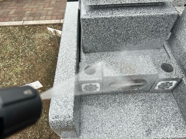 想いの墓石清掃