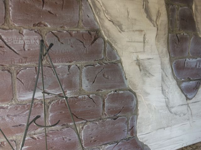 レンガ敷きはおまかせください！レンガ積みにも対応。モルタルアート。流木設置。