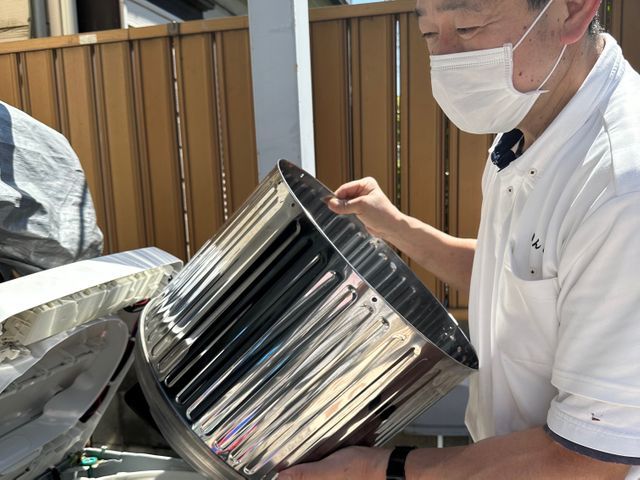 洗濯機【分解］クリーニングで洗濯機内部の　　カビ、汚れを徹底除去します！