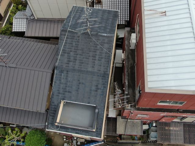 ドローンによる屋根•外壁の点検