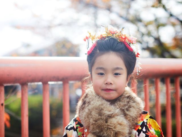 広告撮影13年。七五三の自然な表情を。10年後もまた見返したくなる、そんな1枚を