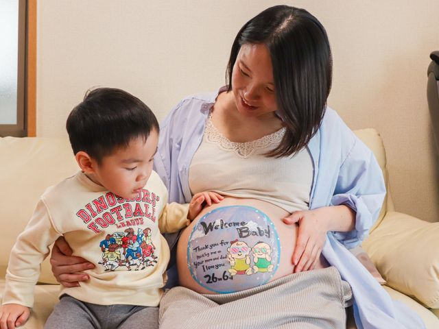 24w以降の妊婦様限定！今しか残せないマタニティペイントフォト！