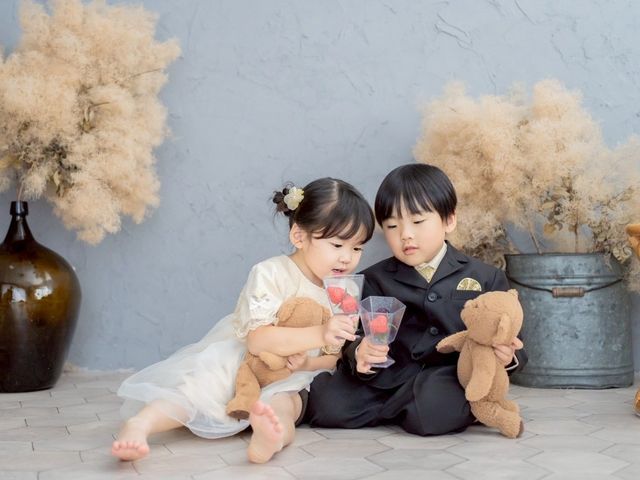 人見知りのお子様も自然な笑顔に！2週間以内本納品・当日速報写真お届け