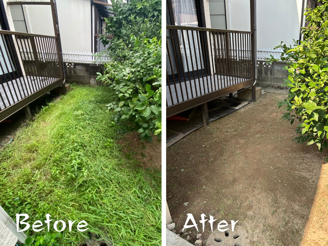 【10%割引中】地域密着で年間300件以上の実績！お庭の草むしりはお任せ下さい！