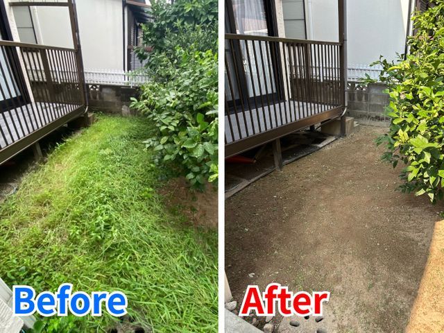 【10%割引中】地域密着で年間150件以上の実績！お庭の草むしりはお任せ下さい！