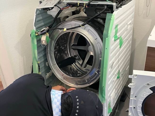 【パナソニック、日立ドラム限定】お客様の洗濯機も丁寧に分解洗浄させていただきます