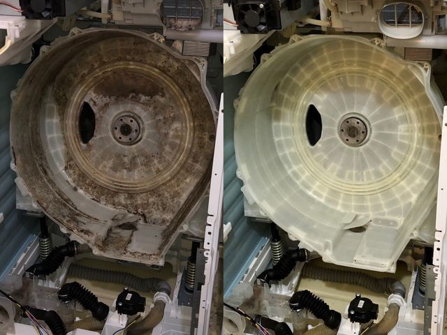 ドラム式専門プロショップ 株 マルセン東京 安心洗浄プラン 完全分解 乾燥ダクト 株 マルセン東京の洗濯機 洗濯槽 クリーニング くらしのマーケット