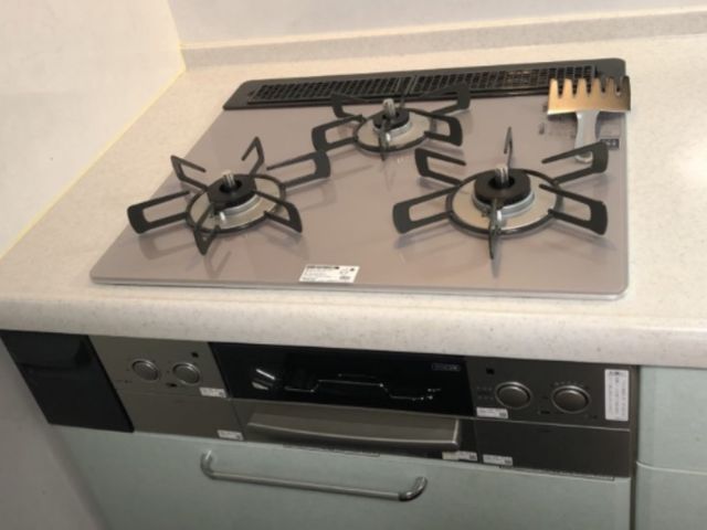 ビルトインガスコンロ交換