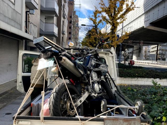 自転車輸送します