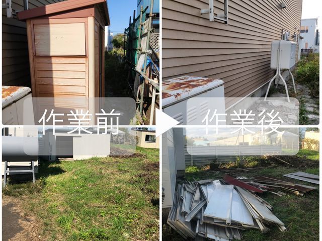 安全・丁寧な物置解体サービス｜小規模でも対応します