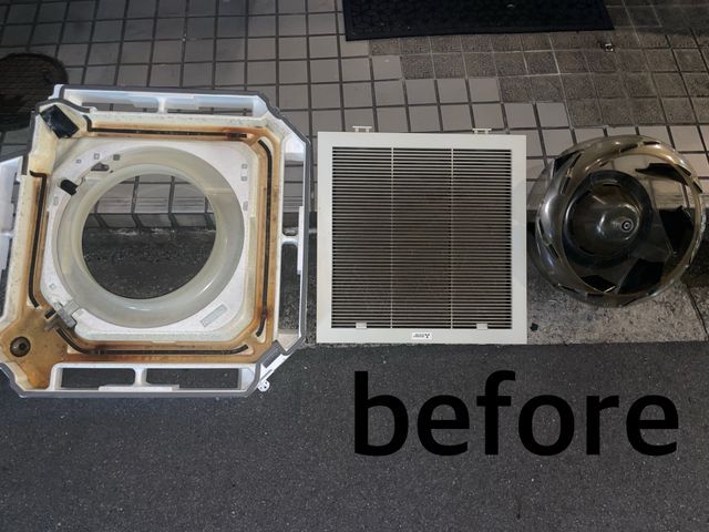 【消臭抗菌コート無料】台数割有！プロの徹底洗浄！天井埋め込みエアコンをスッキリ