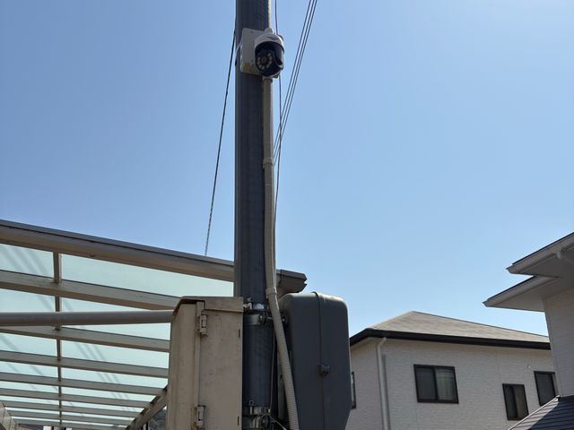 防犯カメラの設置工事