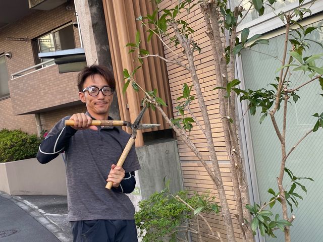 冬囲いやります！