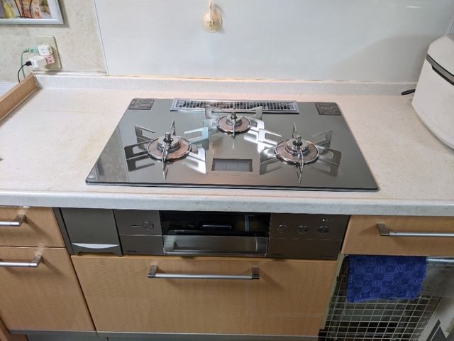 ビルトインコンロ交換